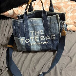 Marc Jacobs Blue Denim Messenger Bag